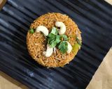 A picture of step 7 of Veg pulao.