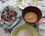 Csiperkegomba prézlis bundába recept fázis 2 fotója