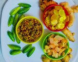 A picture of step 7 of Mixed Pickles.