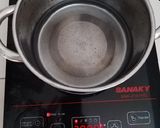 Hình bước làm 6 của món Óc heo chưng bí đỏ cho bé