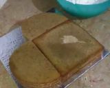 A picture of step 2 of Coffee cocktail cake (heart shape 2nd part).