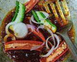 Gambar langkah 4 resipi Ikan Lampam Masak Tumis Kering.