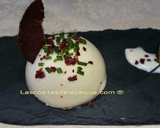 Foto del paso 5 de la receta: Semiesferas de vichyssoise con base de cecina y crujiente de cecina