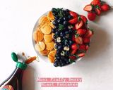 A picture of step 4 of Mini Fluffy Berry Blast Pancakes.