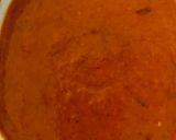 A picture of step 2 of Canary Island red mojo sauce.