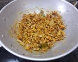A picture of step 9 of Punjabi Style Spicy Arbi Sabji.