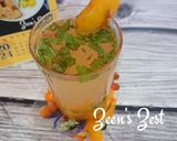 A picture of step 4 of Peach Mint Mojito.