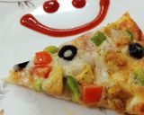 A picture of step 7 of Chicken Tikka Pizza 🍕🍕.