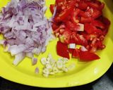A picture of step 3 of Baingan bhorta.