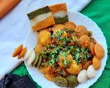 A picture of step 6 of Tri colour Idli Takatak.