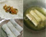 Foto langkah ke 2 dari resep LUMPIA Pedas isi Ayam Jamur.