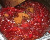 A picture of step 6 of Beetroot Rice.