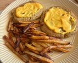 Foto del paso 5 de la receta: Hamburguesas de lentejas con papas caseras