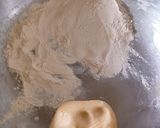 A picture of step 1 of Jaggery partha.