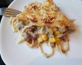 صورة لخطوة 6 من وصفة معكرونة بالبشاميل مع رقائق الشيبس طعم رووعة☺😋😋