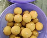 A picture of step 4 of Besan Laddu.