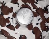 Foto del paso 4 de la receta: Bolo Oncinha - Receta Popular de Brasil 🇧🇷 Bizcochuelo Leopardo o Animal Print