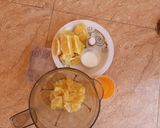 A picture of step 1 of Orange milkshake.