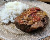Foto del paso 6 de la receta: Bifecitos de Roast beef a la criolla - A la olla. Se desarman!