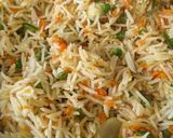 A picture of step 2 of Veg Fried Rice.