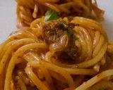 A picture of step 10 of Spaghetti with meat ball in tandoori masala.