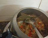 A picture of step 8 of Haryali Fusion Pulao.