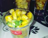 A picture of step 2 of Nachos corn chat.