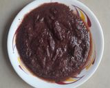 A picture of step 4 of Kokam chutney.
