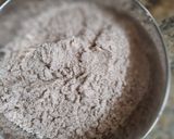 A picture of step 1 of Ragi halwa.