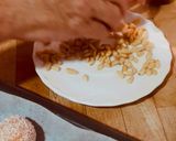 A picture of step 10 of “PANELLETS” (sweet potato balls made with coconut, pine nuts, or almonds).