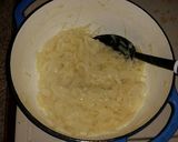 A picture of step 2 of French Onion Soup.