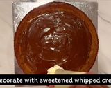 A picture of step 12 of Pumpkin cheesecake with gingersnap pecan crust.