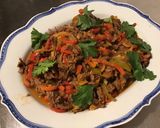 Une image de l'étape 17 de Bœuf à la cubaine (façon ropa vieja).