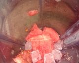 A picture of step 1 of Pineapple Blast.