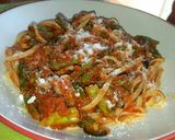 Foto del paso 6 de la receta Putanesca con espárragos trigueros(vegetariano)