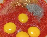 Vegán, sajtkrémes, paprikapiskótás tekercs recept fázis 2 fotója