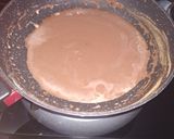 A picture of step 2 of Chocolate Peda.