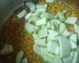 A picture of step 2 of Chana dal n louki.