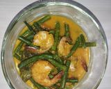 Foto langkah ke 4 dari resep Gulai udang kacang panjang.