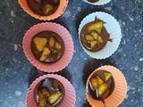 Mézes almás muffin