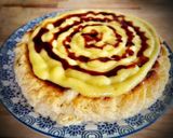 Foto del paso 5 de la receta Tarta de requeixo al limón con lemon crud y caramelo