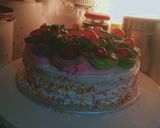 A picture of step 19 of Birthday special cake(without oven).