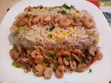 جمبري بالارز المقلي 🍝🍴