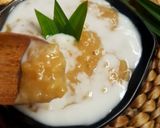 Foto langkah ke 3 dari resep 159# oblang durian/bubur ketan durian.