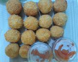 Foto langkah ke 6 dari resep Bola - bola tempe keju isi telur maknyussss.