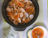 Hình bước làm 5 của món Nghêu hấp thái