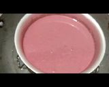 A picture of step 2 of Beetroot dhokla.
