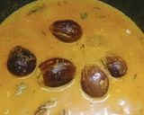 A picture of step 9 of Chettinad brinjal (kathirikai) masala.