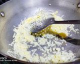 A picture of step 1 of Mawa,matar paneer curry.