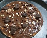A picture of step 6 of Chocolate Pizza.